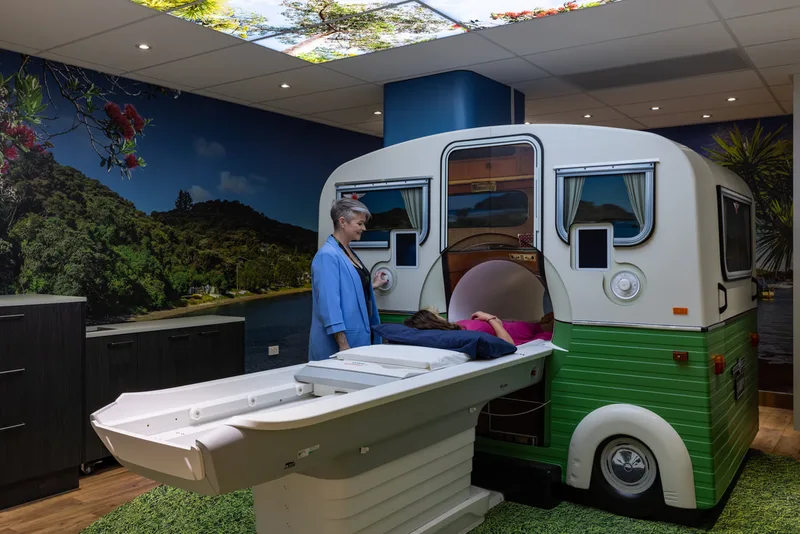 MRI caravan installed
