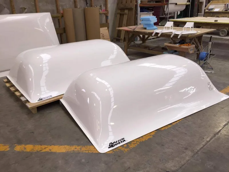 Fibreglass air deflectors