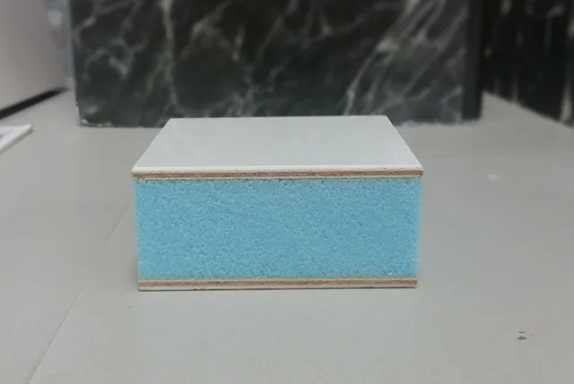 Structural styrofoam panel with XM2 finish