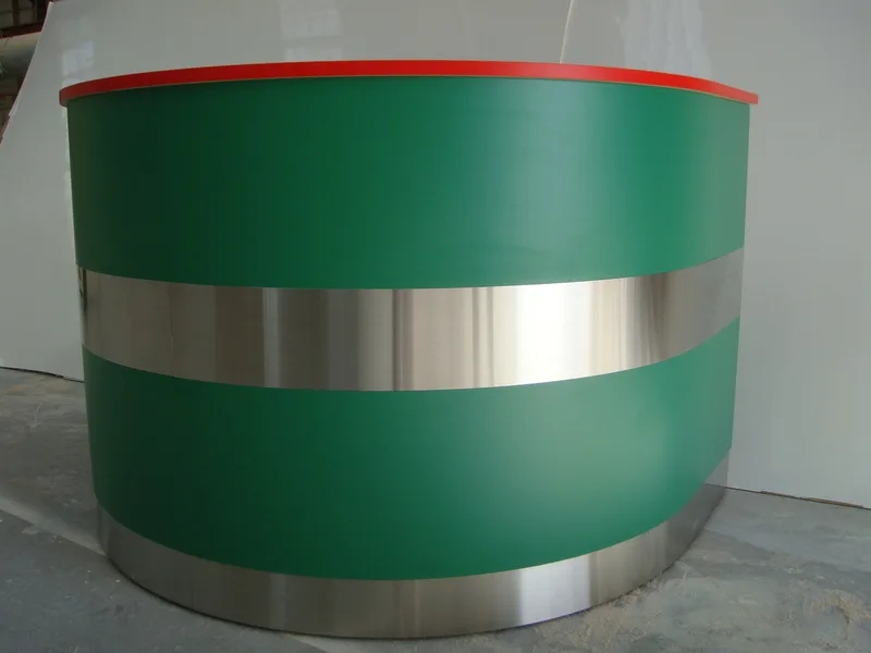 check-in or information desk fabrication