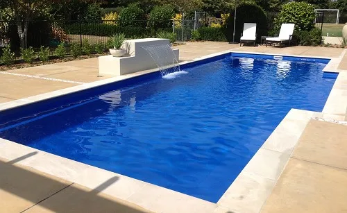 Fibreglass swimming pool design