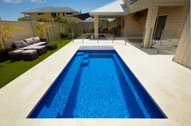 Fibreglass swimming pool design