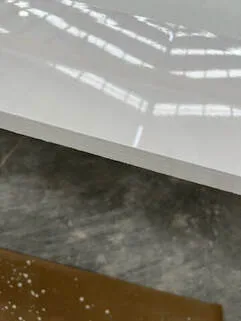 Edges gelled