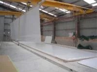Flat panel mould with panel