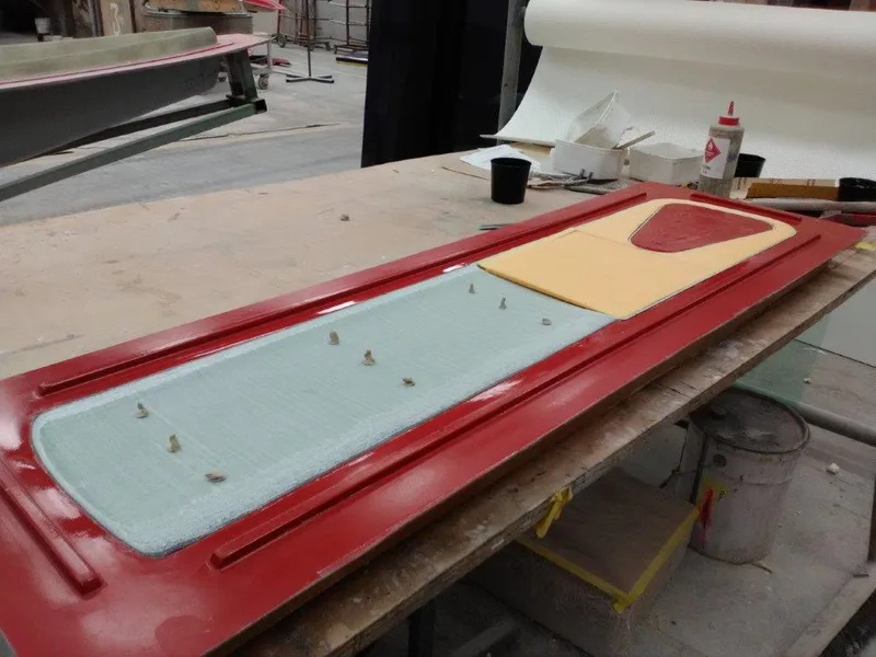 Holopuni canoe centreboard manufacture