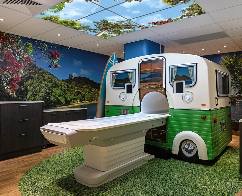 MRI caravan installed