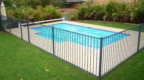 Pool steel fencing
