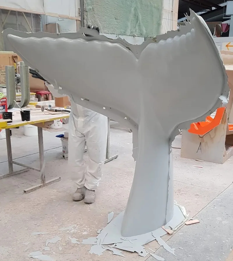 Whale tail manufacture